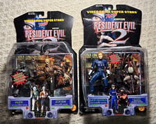 Toy Biz Resident Evil 2 Video Game Super Stars Figure Lot HUNK Leon Zombie 1999 picture