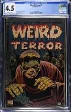 Weird Terror 5 CGC 4.5 Classic Hanging C. Vampire 1953 Comic Media Heck & Palais picture