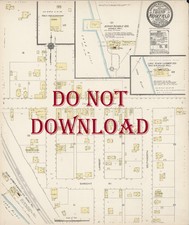 Poster 1912 Ridgefield Washington Street map 16X20
