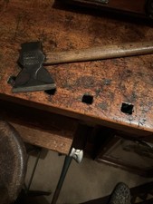 Embossed Morley Bros Wedgeway Hatchet Axe Head Vintage picture
