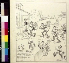 Photo:1921 Prosperity Barometer Mail Back to Normal Cartoon Prints picture