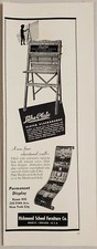 1951 Print Ad Litho Plate Slated Blackboards Richmond School Furniture Muncie,IN picture