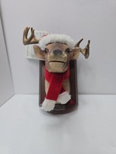 Gemmy Buck The Animated Trophy Wall Mounted Singing Talking Deer 2009 Works NEW picture