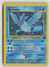 Articuno (2) Holo Rare Unlimited FO 02/62 HP picture