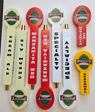 LOT OF 8 PRESCOTT BREWING COMPANY WOOD BEER PULLS FROM ARIZONA NOT USED picture