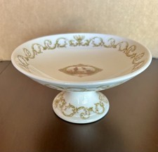Antique Pedestal Dish,  C. Ahrenfeldt, Limoges, France For Angelus Hotel, LA picture