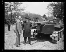 Photo:Edwin Denby Military Tank 1920s Inspection Photo picture