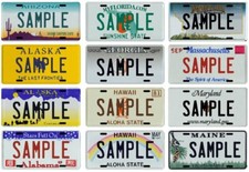 Custom Personalized Vanity Metal License Plate - Your Name Your State picture