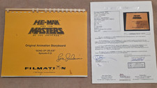 He-Man MOTU Original Animation Storyboard Lou Scheimer Signed JSA COA picture