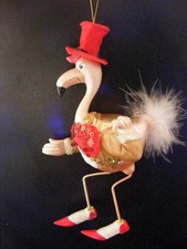 Pink Flamingo Dancing With The Stars Ornament Christmas Decor picture