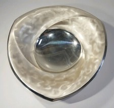 BEAUTIFUL WMF IKORA GERMANY SILVERPLATE FOOTED BOWL, 10 3/4