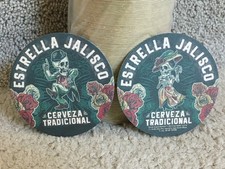 24 Beer Coasters Estrella Jalisco Cerveza Traditional Modelo Group G210 picture