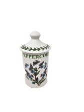 Portmeirion Botanic Garden  Spice Jar PEPPERCORN Porcelain Butterfly 4.5 picture