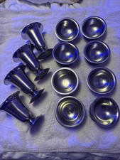 12 Pc Vintage Vollrath Stainless Steel Soda Fountain Set (Models 48003 & 48060) picture
