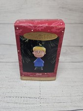 VTG Hallmark Christmas Peanuts Charlie Brown LINUS Keepsake Ornament - 1995 -NOS picture