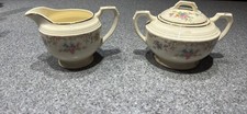 Vintage Steubenville Sugar Bowl & Creamer Set ( Made In USA) picture