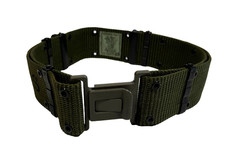 New USGI LC-2 Individual Equipment Pistol Web Belt OD Green Size Medium picture