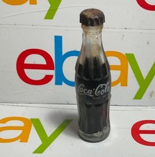 Coca-Cola Mini Glass Bottle w/ Red Cap picture