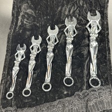 No Fear Naked Lady Metric Wrench Set w/ Velvet Tote (New without packaging) picture