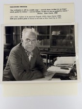 Original 1939 Theodore Dreiser Photo at Desk NYC 1931 Literary Archive picture