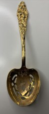 Vintage Eagles of Sheffield Since 1779 Gold Tone Serving Spoon picture