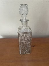 WEXFORD by ANCHOR HOCKING              GLASS DECANTER BEAUTIFUL    picture