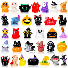 44Pcs Halloween Mini Resin Figures 44 Styles Little Figures to Hide Tiny Smal... picture