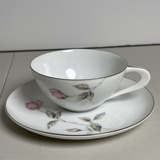 Vintage Sango Dawn Rose Tea Cup & Saucer 1663115 Japan Coffee picture