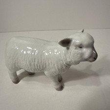 VTG Bing Grondahl B&G Denmark Porcelain Lamb #2171 Figurine 1987 Limited Edition picture