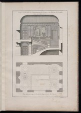Mariette Staircase Versailles Palace Vintage Architecture Reprint Wall Art picture