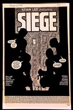Daredevil #189 pg. 1 by Frank Miller 11x17 FRAMED Original Art Poster Print picture