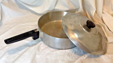 VTG Wagner Ware Sidney -O-Magnalite 4569-P Deep Chicken Frying Pan Skillet w/Lid picture