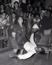 1930s BLACK AMERICANS Doing the Jitterbug at the Dance, Vintage Photo Reprint picture