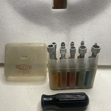 VTG 11 Piece XCELITE PS-120 Compact Nutdriver Set & Case - P picture