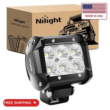 Nilight Led Pods 18W 1260LM Flood Off Road Driving Fog Light Bar Work Lighting f picture