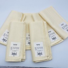 Vintage bardwil Home Linen Napkins Set 6 Ivory picture