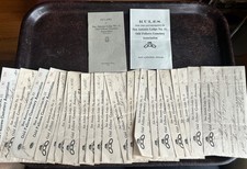 1917 Odd Fellows Cemetery By Laws & Rules Booklet San Antonio, TX #11 & Receipts picture