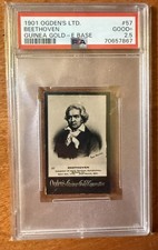 1901 Ogden's Ltd. Guinea Gold #57 BEETHOVEN PSA 2.5 POP 1 picture