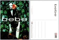 Continental Bebe Fashion Model Flower Postcard picture