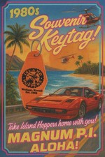 Magnum PI inspired island hopper’s keytag picture