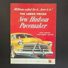 1950 New Hudson Pacemaker Original Car Dealer Sales Brochure picture