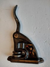 Antq. Cast Iron Lever Stamp Dated June 27, 1885 Eau Claire Mill Supply Co. Wi picture
