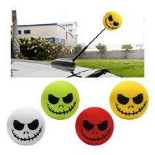 4 Pcs Skull Antenna Toppers HeavyDuty EVA Waterproof Halloween Decor for Vehicl picture
