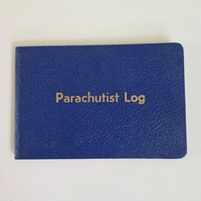 WWII - Korean Era Paratrooper's Parachutist log picture