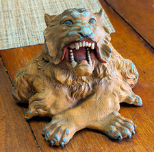 Vintage Roaring Lion Inkwell picture