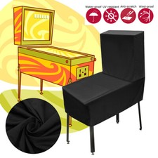 Waterproof Pinball Machine Dust Cover Widebody Anti-UV Black Polyester Fabric picture