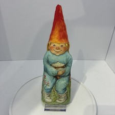 The Toy Works Unieboek 1979 Gnome Fabric Boy Son holding acorn 10
