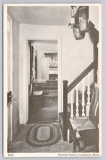 Munroe Tavern Lexington MA Hall Interior Fire Buckets Vintage Postcard picture