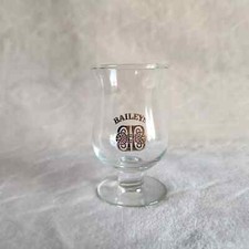 Baileys Original Irish Cream - Shot Glass Flair Top- Short Stemmed Clear Gold picture
