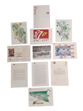 Ferrari 50th Anniversary Events 1947-1997 Press Kit Photo Maps Modena Rome  picture